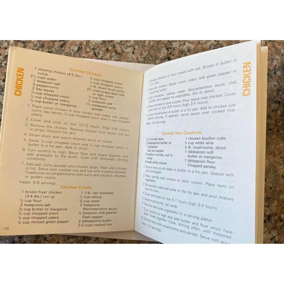 MIRRO-MATIC Electric Slow Cooker Directions And Recipe MANUAL Book - Picture 6 of 10